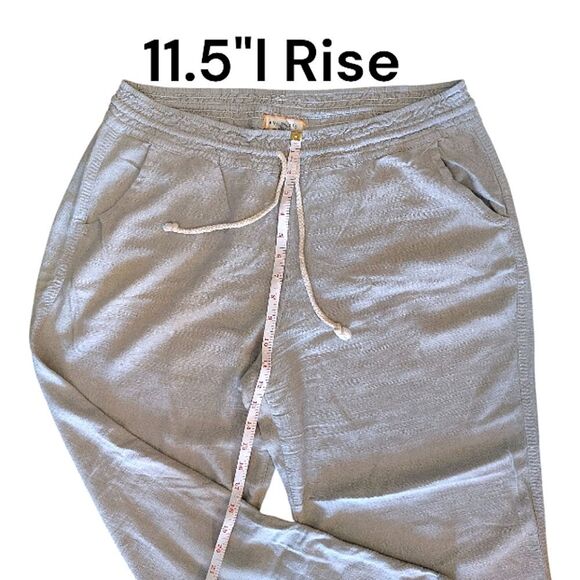 Angel Kiss Light Grey Pull On Wide Leg Linen Blend Palazzo Pants Size XL - Picture 14 of 15